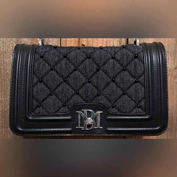 NWT Badgley Mischka Black Crossbody Bag. $159 RP - Picture 3 of 5